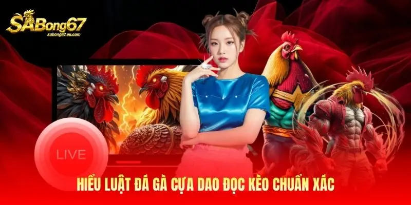 Hiểu luật đá gà cựa dao đọc kèo chuẩn xác