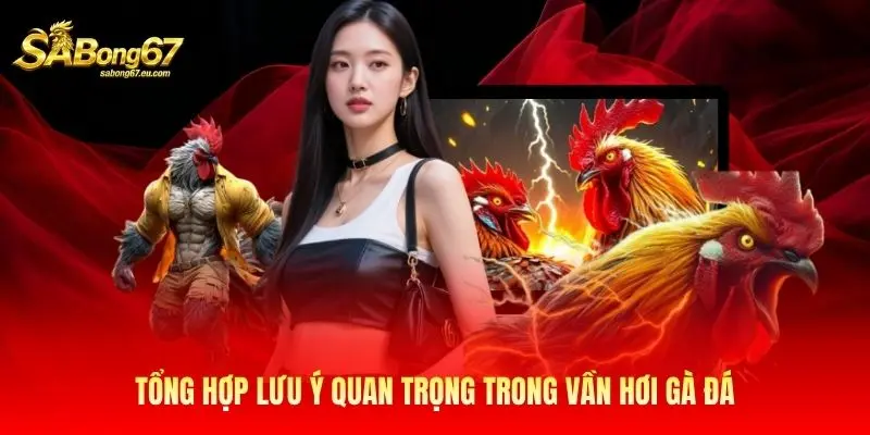 Tổng hợp lưu ý quan trọng trong vần hơi gà đá